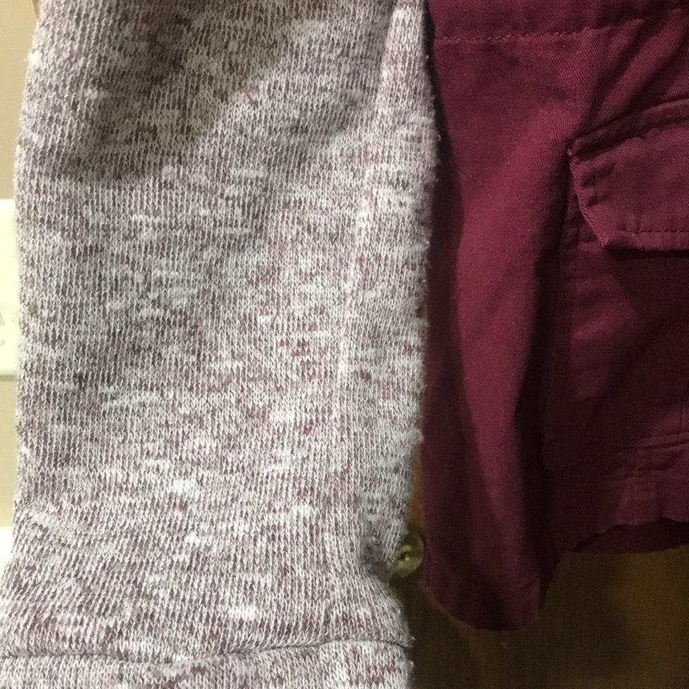 Maroon Utility Jacket - image 3